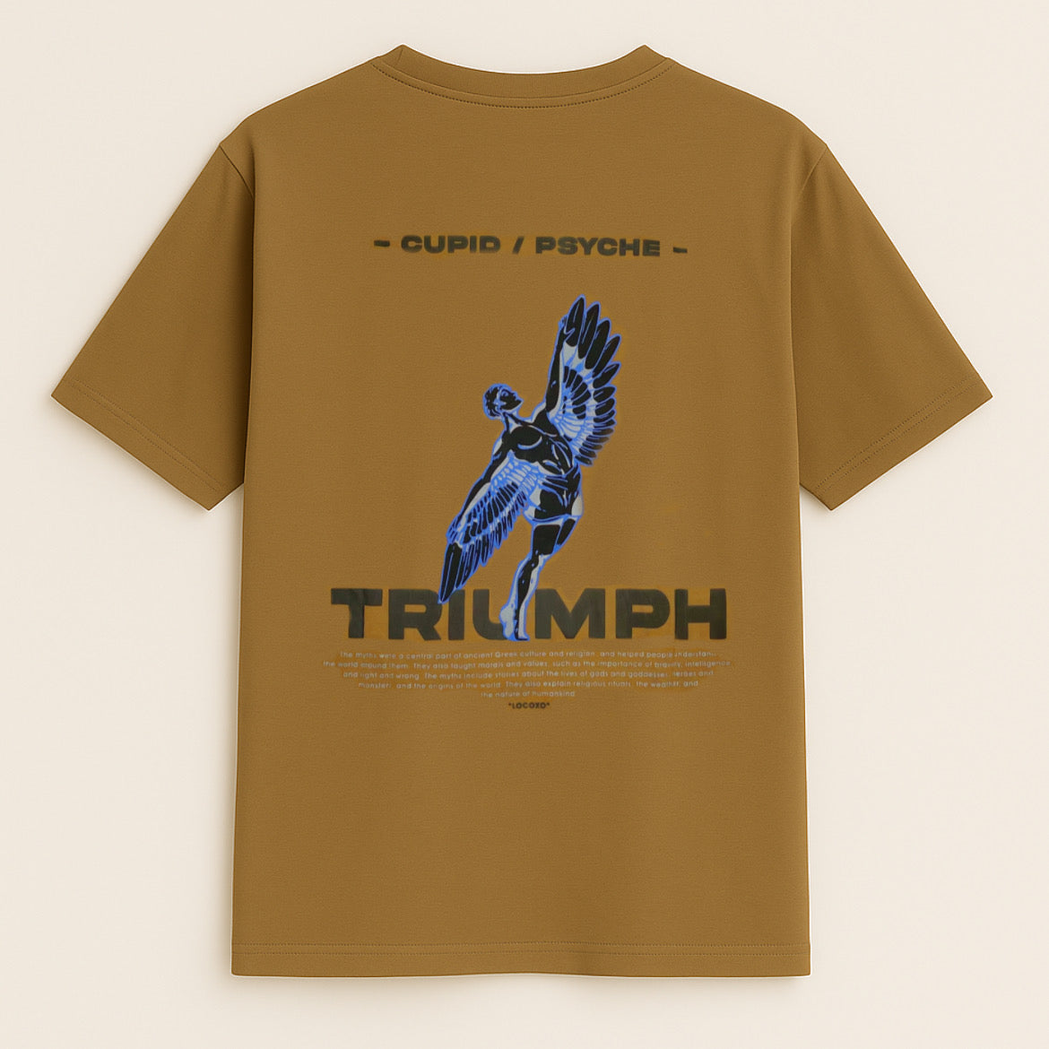 Men’s Brown Fly Jersey T-Shirt – Lightweight & Stylish Activewear