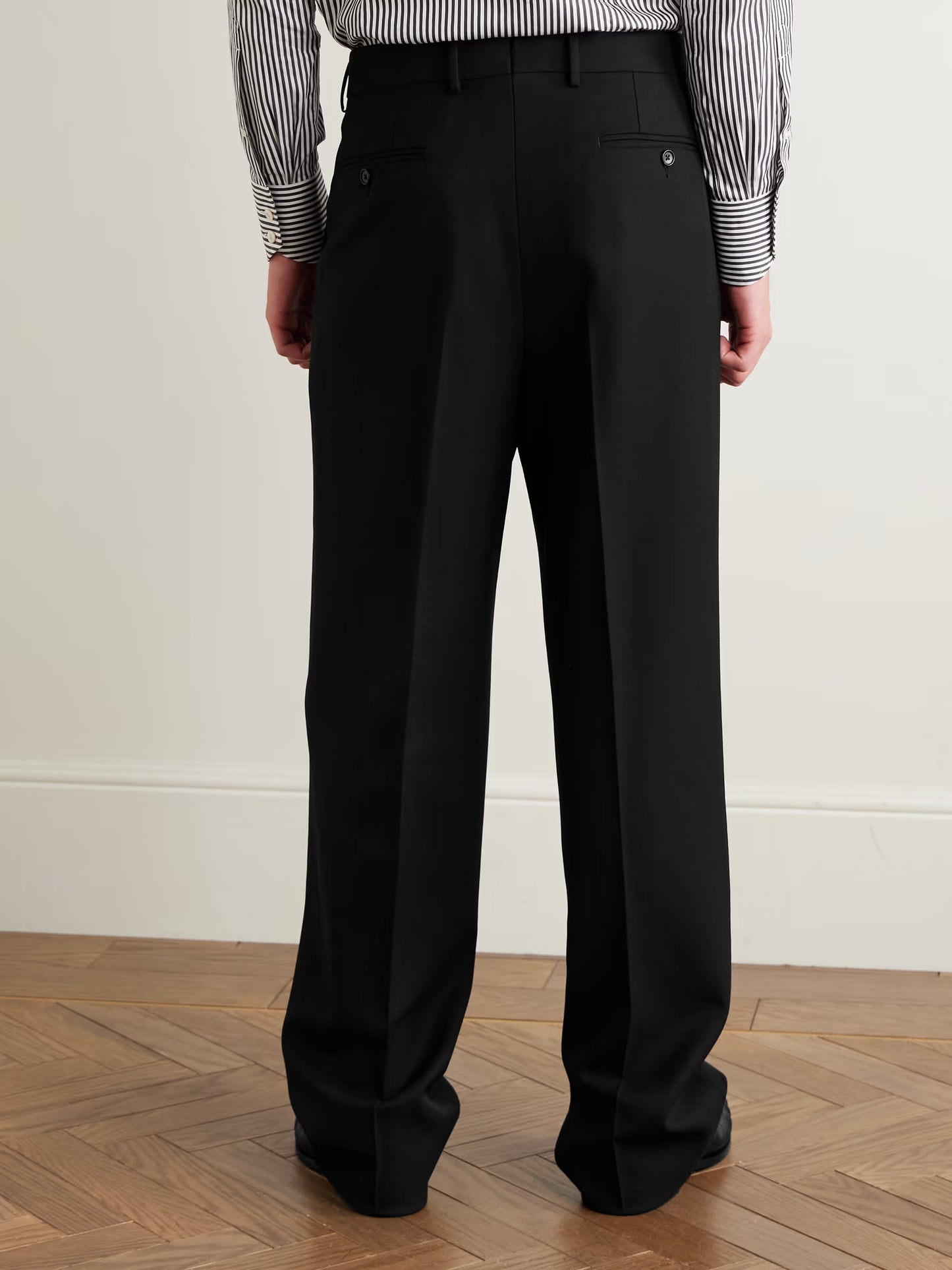 KRRITRA Black Korean Fit Pants – Premium Streetwear