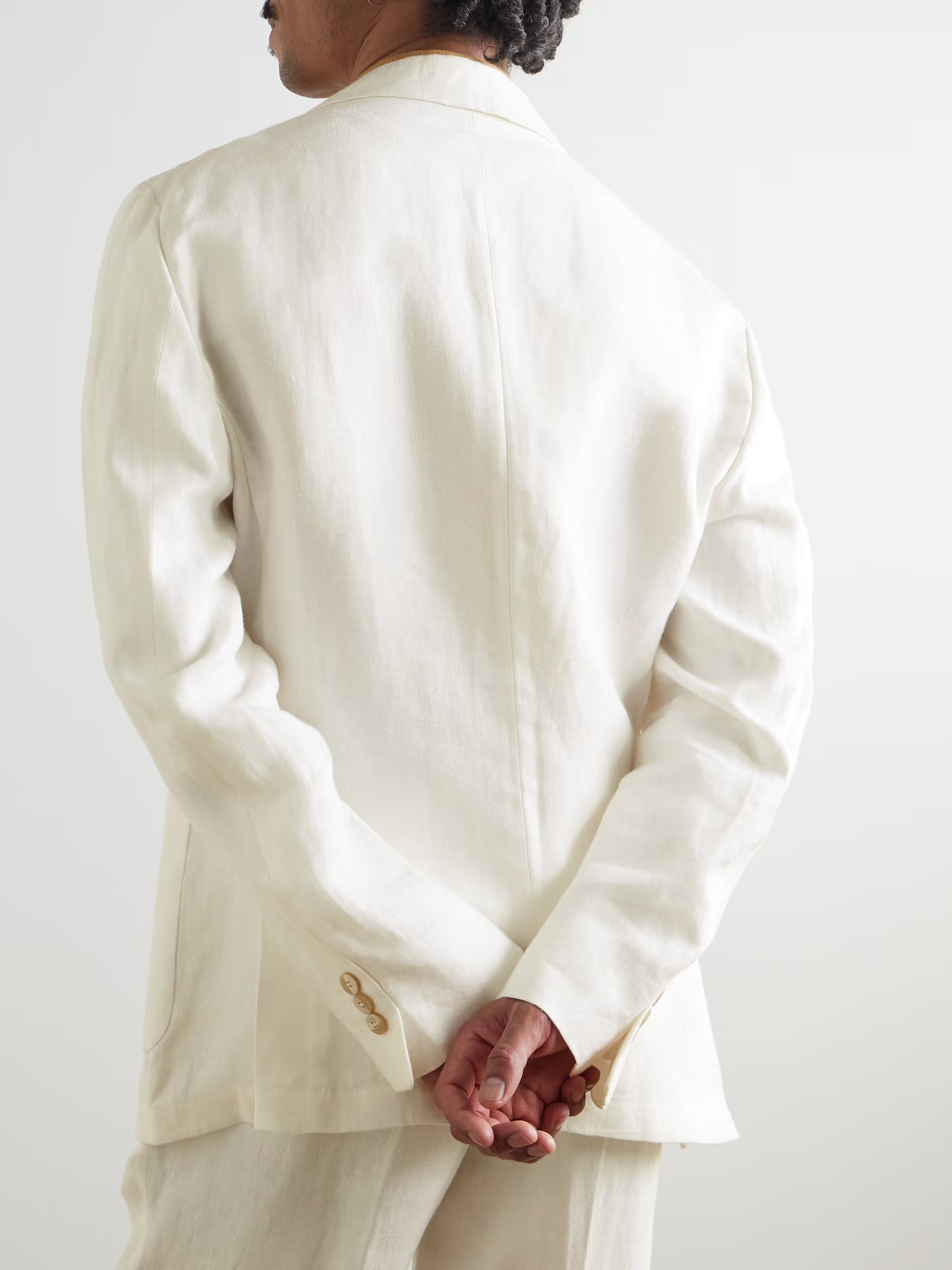 Men's Camel Wool Double-Breasted Suit | Tailored Fit Tan Blazer & Trousers | Business & Wedding Attire