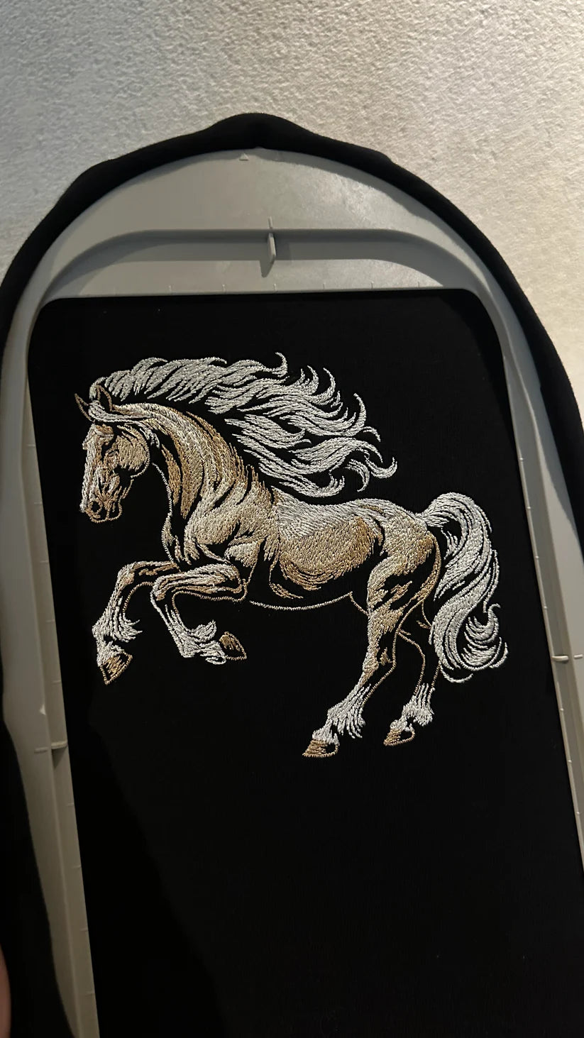 Premium Panther Embroidery Hoodie | Dark Aesthetic Wildlife Graphic Sweatshirt