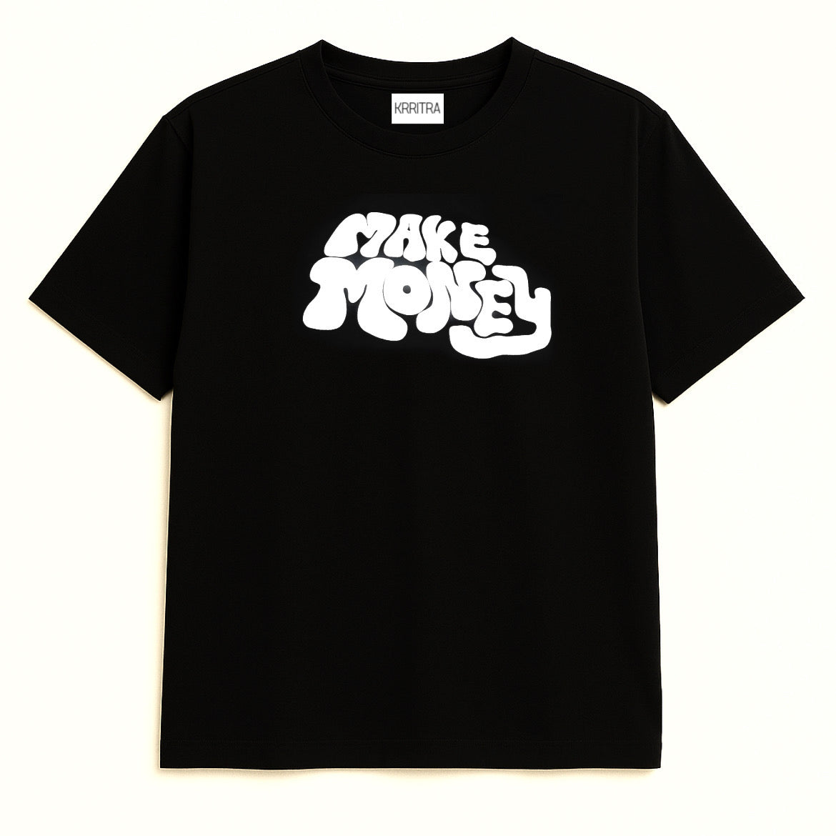 Black "Make Money" T-Shirt – Bold Streetwear Statement