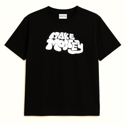 Black "Make Money" T-Shirt – Bold Streetwear Statement