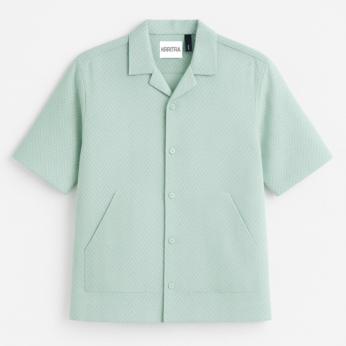 Light Green Half-Shirt – Cool, Casual &amp; Breezy Style