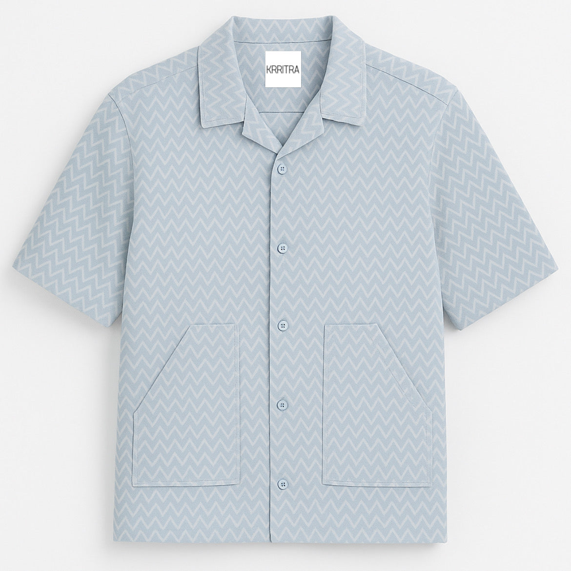 Classic Grey Half-Shirt – Smart, Casual &amp; Versatile