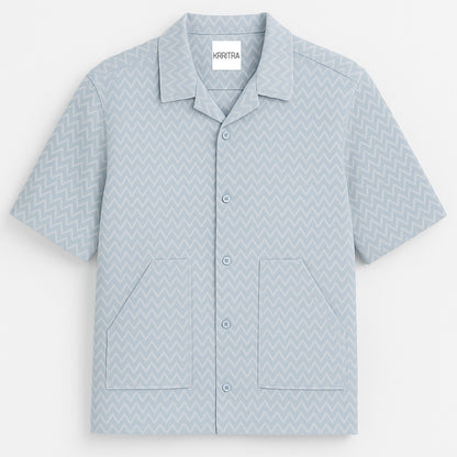 Classic Grey Half-Shirt – Smart, Casual &amp; Versatile