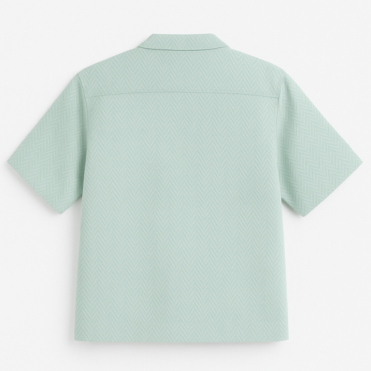 Light Green Half-Shirt – Cool, Casual &amp; Breezy Style