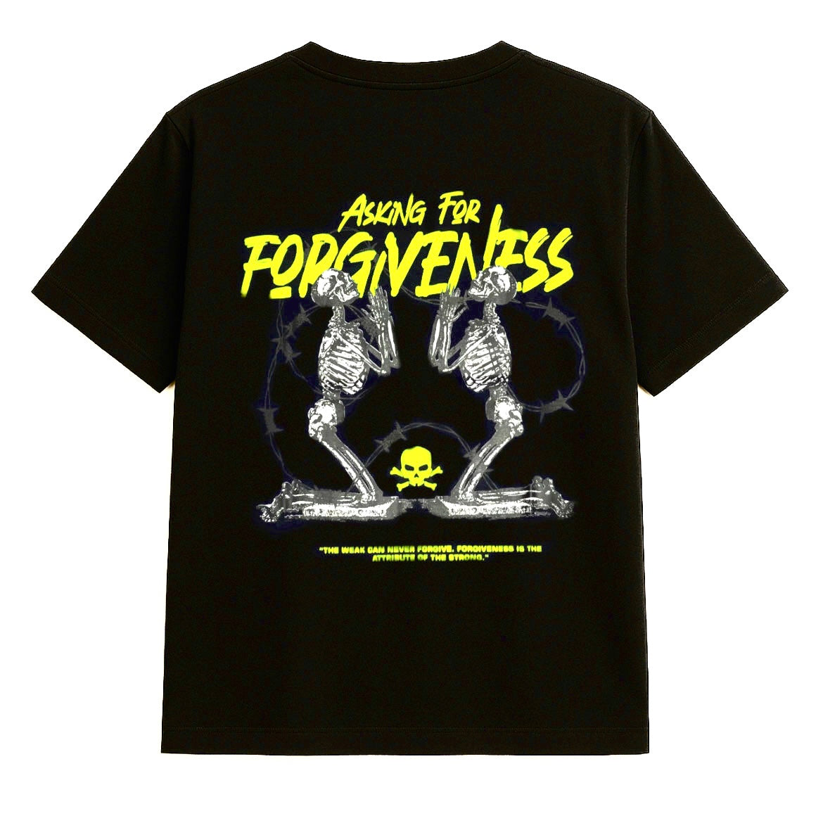 Black "Forgiveness" T-Shirt – Bold Message, Timeless Style