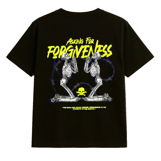 Black "Forgiveness" T-Shirt – Bold Message, Timeless Style