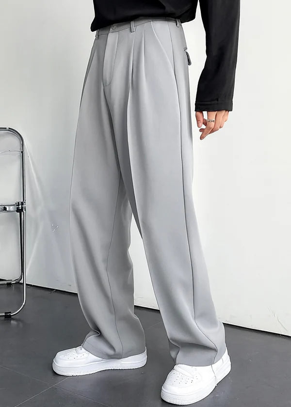 KRRITRA Black Korean Fit Pants – Premium Streetwear