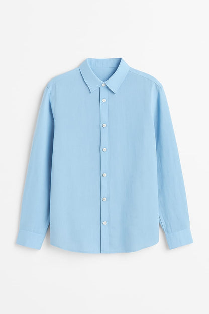 Classic Sky Blue Full Sleeves Shirt – Timeless Elegance & Comfort