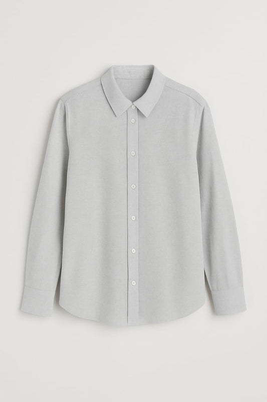Men’s Gray Full Sleeves Shirt – Classic Fit | Versatile & Stylish