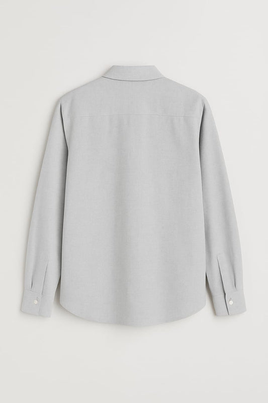 Men’s Gray Full Sleeves Shirt – Classic Fit | Versatile & Stylish