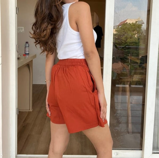 Women's Orange Skirt – Stylish &amp; Vibrant Everyday Wear