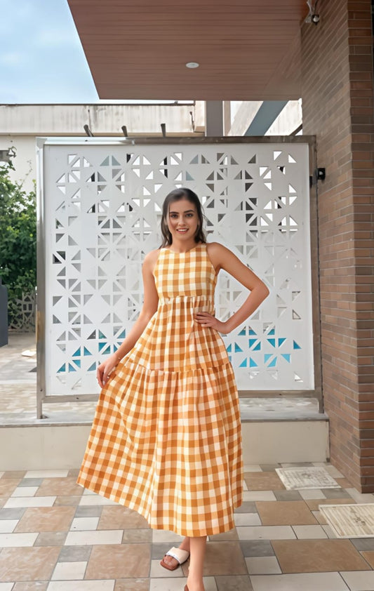 Women's Gingham Dress – Classic Charm with a Modern Twist