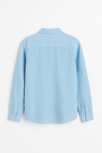 Classic Sky Blue Full Sleeves Shirt – Timeless Elegance & Comfort