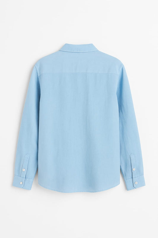 Classic Sky Blue Full Sleeves Shirt – Timeless Elegance & Comfort