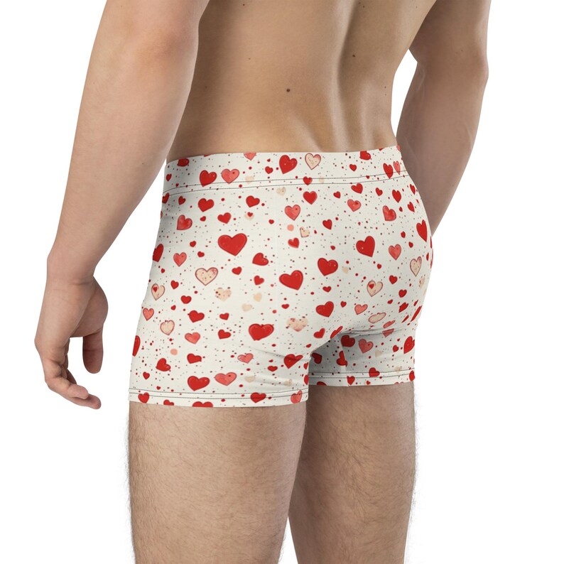 Valentine's Day Custom Face Boxers | Personalized Heart Underwear for Men | Romantic Funny Gift