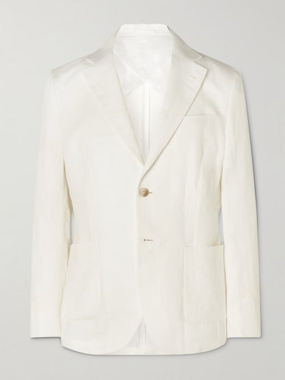 Men's Camel Wool Double-Breasted Suit | Tailored Fit Tan Blazer & Trousers | Business & Wedding Attire