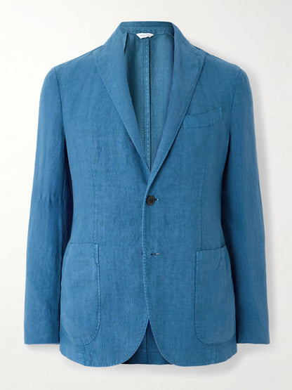 Men's Camel Wool Double-Breasted Suit | Tailored Fit Tan Blazer & Trousers | Business & Wedding Attire