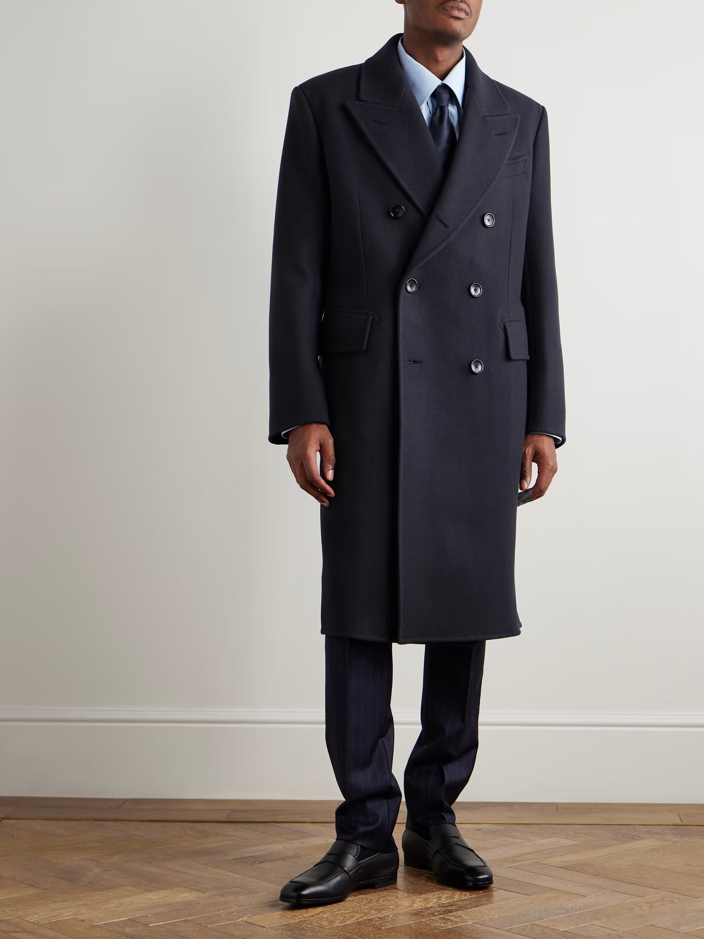 KRRITRA Black Luxury Coat – Old Money Winterwear