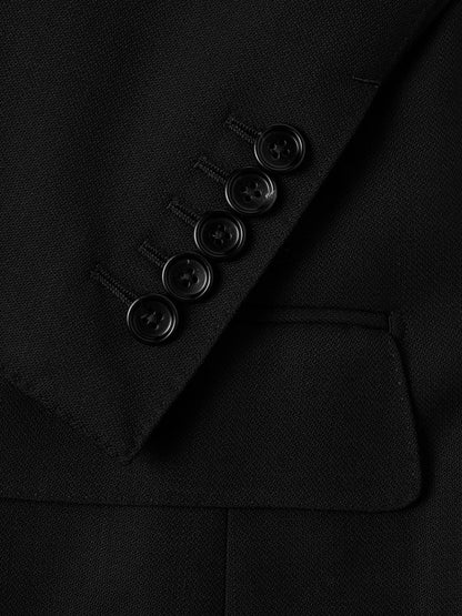 Men's Camel Wool Double-Breasted Suit | Tailored Fit Tan Blazer & Trousers | Business & Wedding Attire