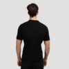 Krritra Black Ribbed Knitted Polo T-Shirt - Image 4