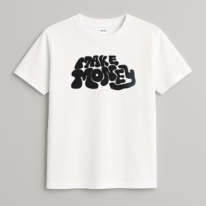 Krritra’s King Hustler – Make Money Not Friends Tee in Classic White | Minimal Look, Maximum Hustle