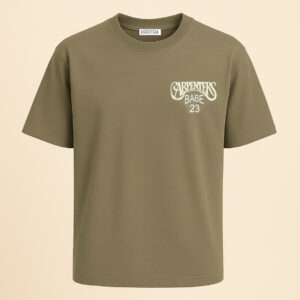 Carpenters Babe 23 Olive Graphic T-Shirt for Men | KRRITRA